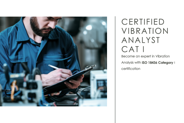 Certified Vibration Analyst ISO 18436 CAT I training cover