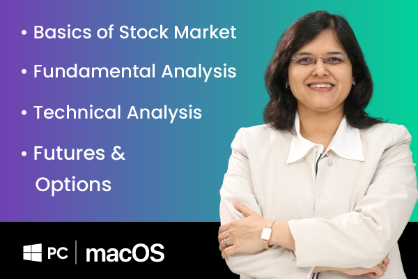 Basics Of Stock Market + Fundamental Analysis + Technical Analysis + Futures and Options (For Windows PC) (BOSM + FA + TA + F&O - English) cover