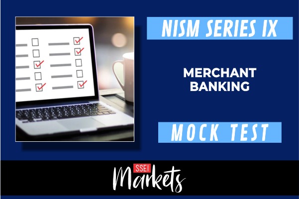 NISM Series-IX: Merchant Banking Certification Examination - MOCK TEST cover