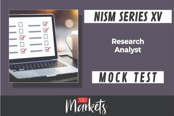 NISM-Series-XV: Research Analyst Certification Examination - MOCK TEST cover