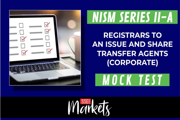 NISM-Series-II-A: Registrars to an Issue and Share Transfer Agents-Corporate Certification Examination - MOCK TEST cover