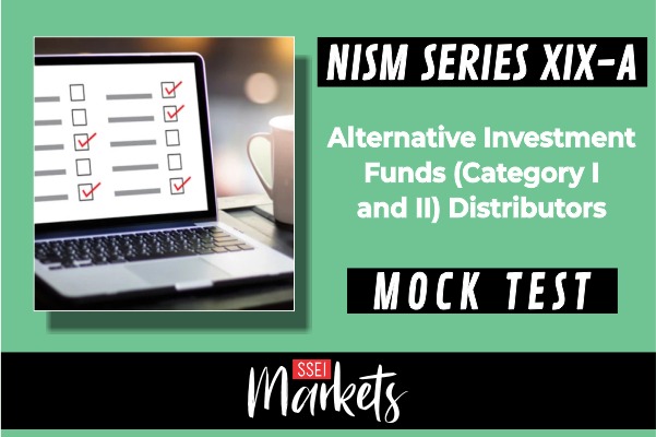 NISM Series XIX-A: Alternative Investment Funds (Category I and II) Distributors - MOCK TEST cover