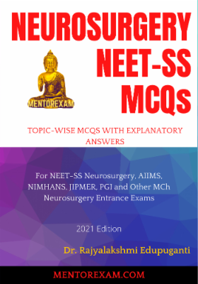 Neurosurgery NEET-SS Mcqs Ebook cover
