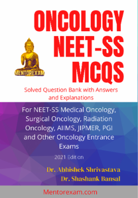 Oncology NEET-SS Mcqs Ebook cover