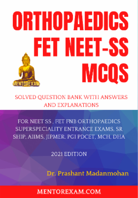 Orthopaedics NEET-SS Mcqs Ebook cover
