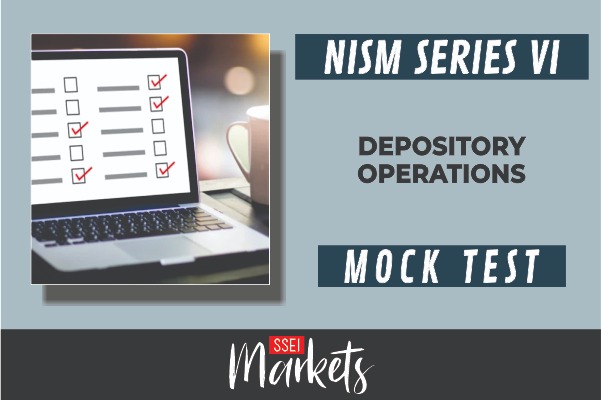 NISM-Series-VI: Depository Operations Certification Examination - MOCK TEST cover