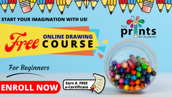 Free Online Drawing Course ( Pre Recorded ) cover
