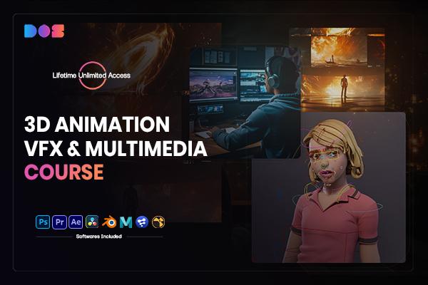 3D Animation, VFX and Multimedia cover