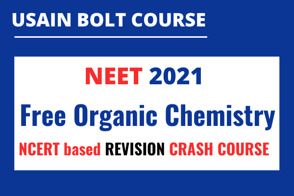 Usain Bolt Organic Chemistry Crash Course cover
