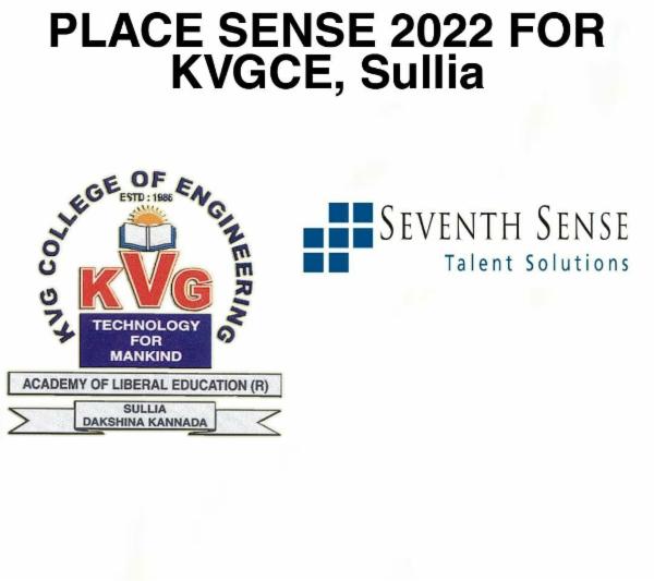 KVGCE Sullia Place Sense 2022 - 50 Placement Opportunities for 2022 B.E. Batch before you graduate or MONEY BACK GUARANTEE (Only people enrolled will be eligible to apply to every opportunity) cover