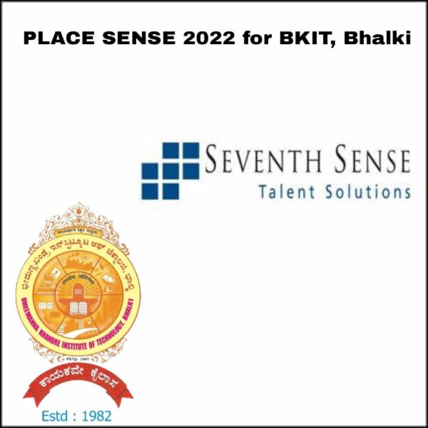 BKIT Bhalki Place Sense 2022 - 50 Placement Opportunities for 2022 B.E. Batch before you graduate or MONEY BACK GUARANTEE (Only people enrolled will be eligible to apply to every opportunity) cover