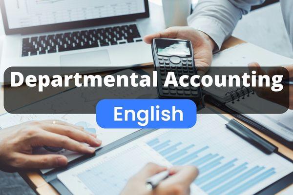 Departmental Accounting Online Course cover