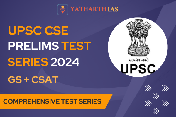 UPSC CSE Comprehensive Prelims Test Series 2024 cover