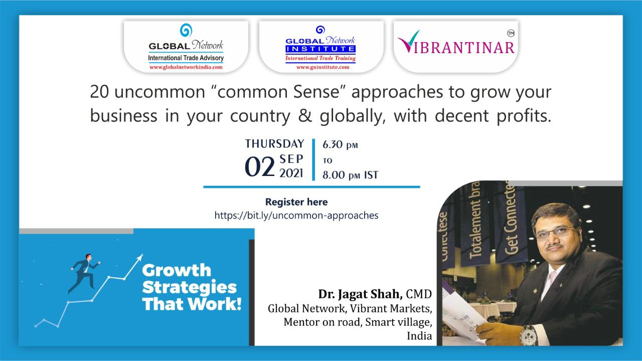 20 uncommon common sense approaches to grow your business in the country and globally with decent profits cover