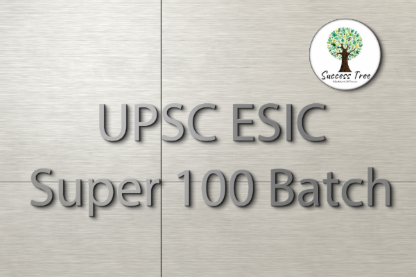 UPSC ESIC Super 100 Batch cover