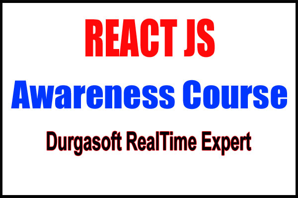 React JS Awareness Course cover