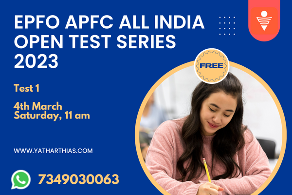 EPFO APFC Open Test Series 2023 cover