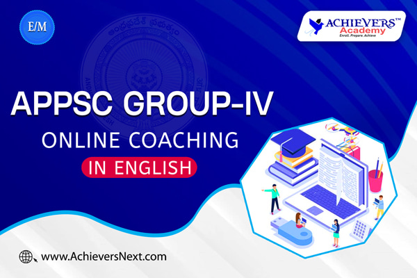 APPSC Group 4 Online Classes in English cover