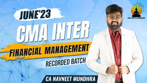 CMA Inter FM | Old Syllabus cover