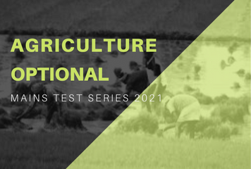 Agriculture Optional Mains Test Series cover