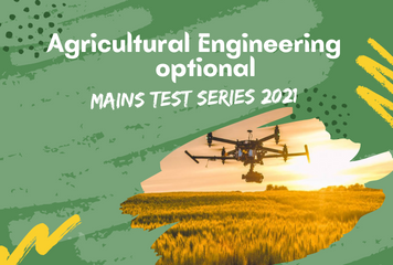 Agriculture Engineering Optional Mains Test Series cover