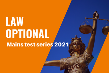 Law Optional Mains Test Series cover