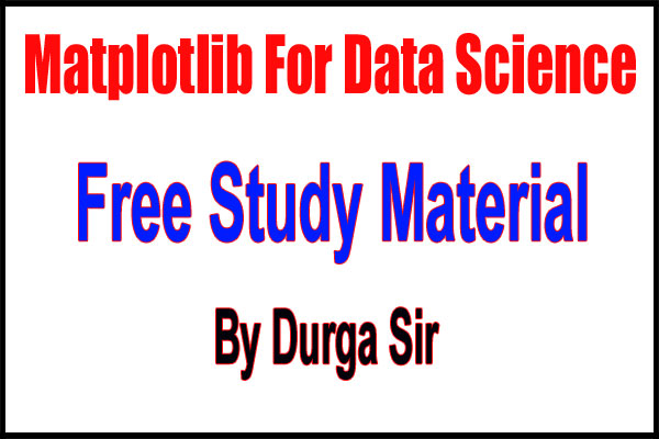 Matplotlib For Data Science free Study Material