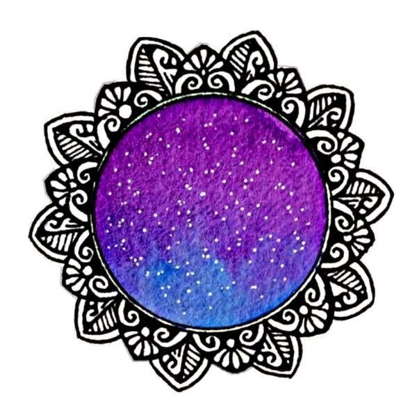 Replay - Mini Gradient Mandala with Watercolors cover