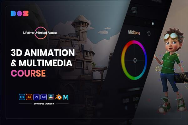 3D Animation and Multimedia cover