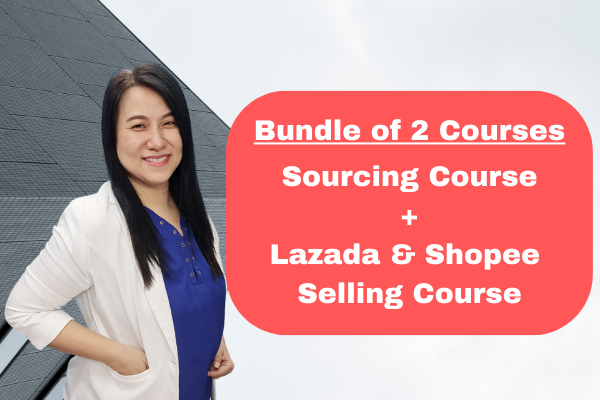 Lazada + Shopee Ecommerce Class + Sourcing Suppliers cover