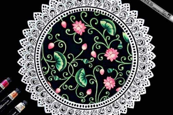 Replay - Mandala with Pichwai Art cover