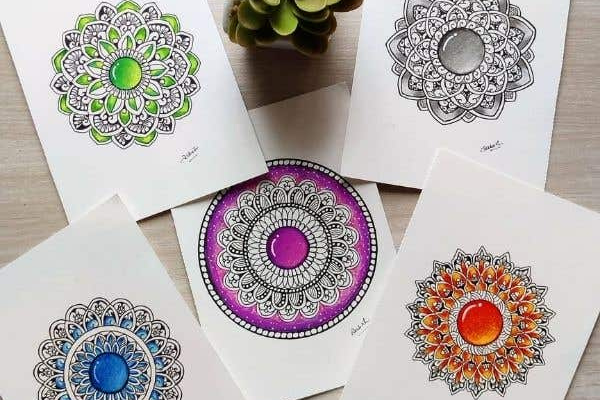 Replay - 3D Mandala with Gemstones cover