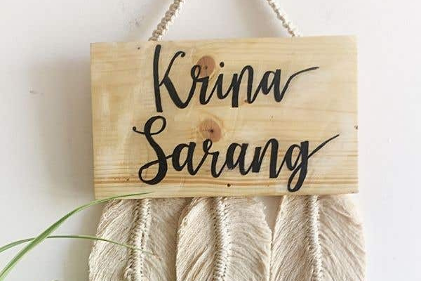 Masterclass Replay - DIY Macrame Nameplate cover