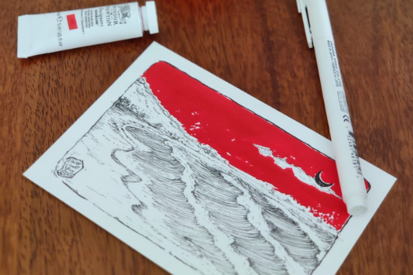 Replay - Ocean Waves with Ink cover