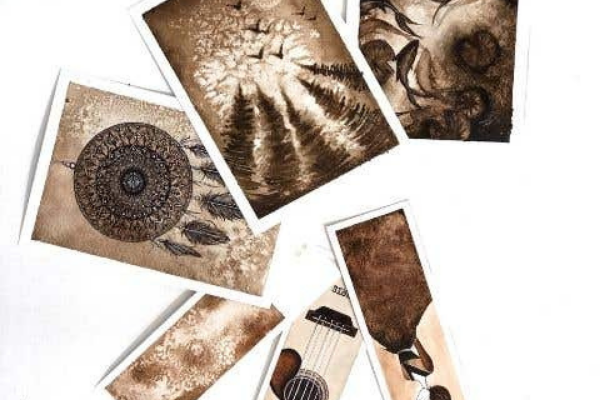 Replay - Coffee Painting Bookmarks cover