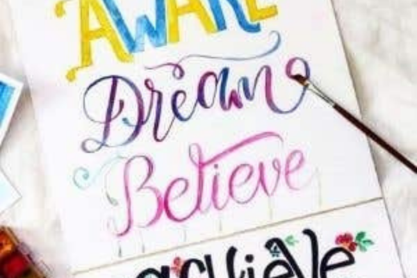 Masterclass Replay - Watercolor Hand lettering cover