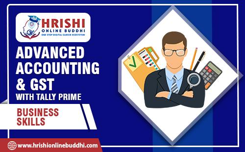 Advanced Accounting and GST with Tally Prime- hindi cover