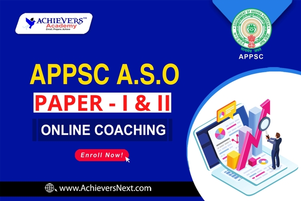 APPSC ASO Online Coaching from Achievers Academy cover
