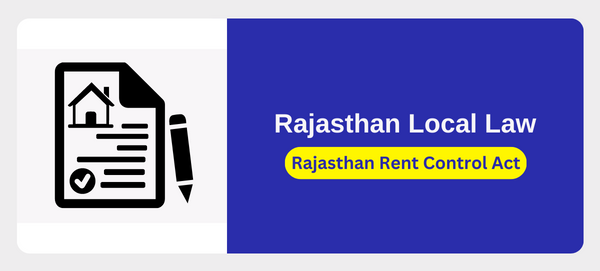 Rajasthan Rent Control Act,2001. cover