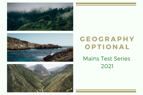 Geography Optional Mains Test Series 2021 cover