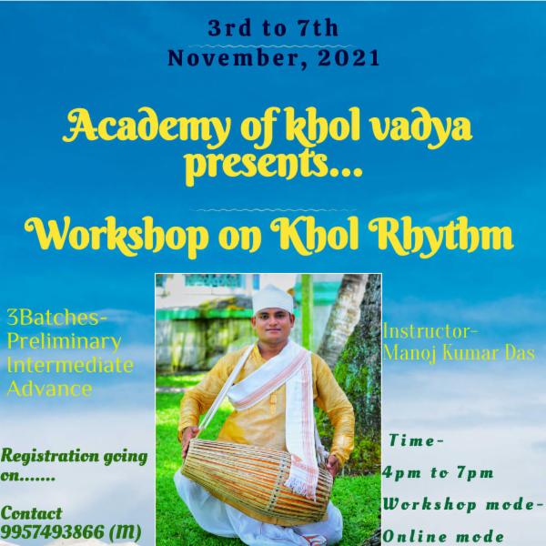 Workshop on Khol Rhythm 2021 cover