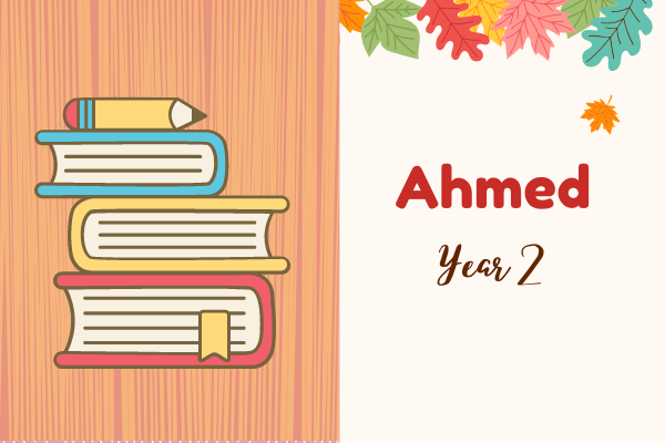 Ahmed Year 2 cover