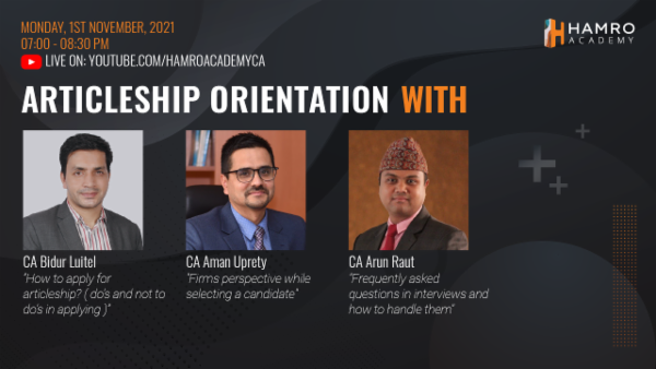 Articleship and CAP III Orientation cover