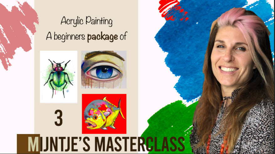 A painting journey with 3 great classes cover