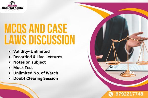 MCQs and Case Laws Discussion cover