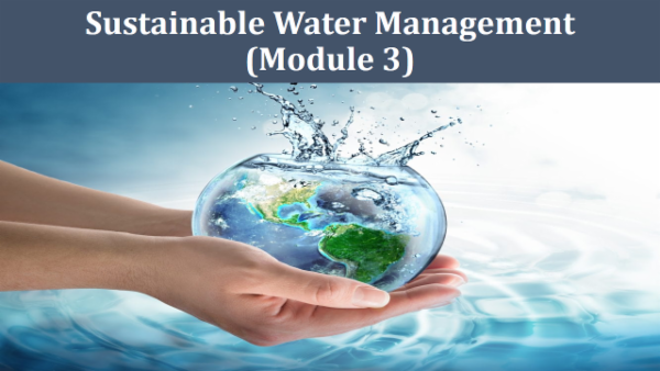 Sustainable Water Management | Water Audit : Module 3 cover