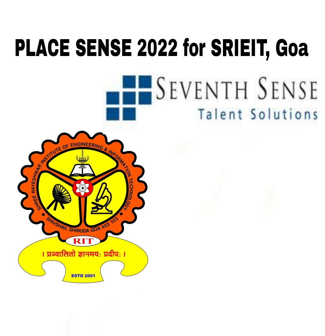 SRIEIT Goa Place Sense 2022 - 50 Placement Opportunities for 2022 B.E. Batch before you graduate or MONEY BACK GUARANTEE (Only people enrolled will be eligible to apply to every opportunity) cover