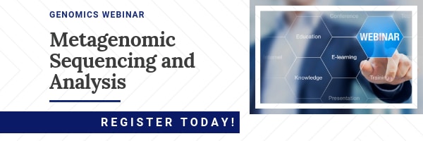 Free Webinar: Metagenomics cover