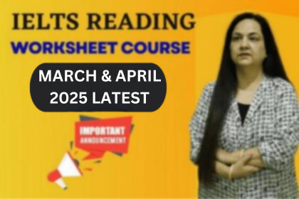 IELTS READING WORKSHEET COURSE cover