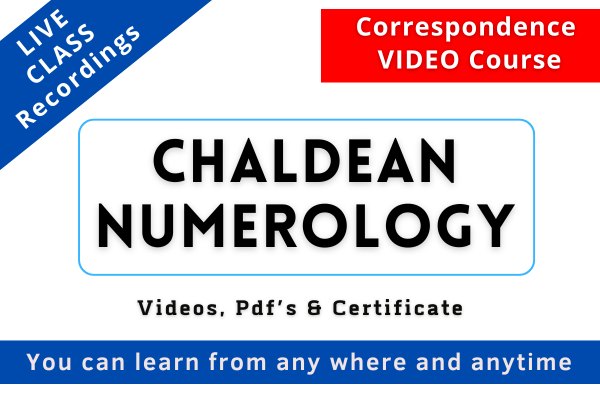 Chaldean Numerology Course cover
